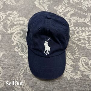 Polo Ralph Lauren Navy Big Pony #3 Adjustable Baseball Golf Hat Toddler 2T - 4T